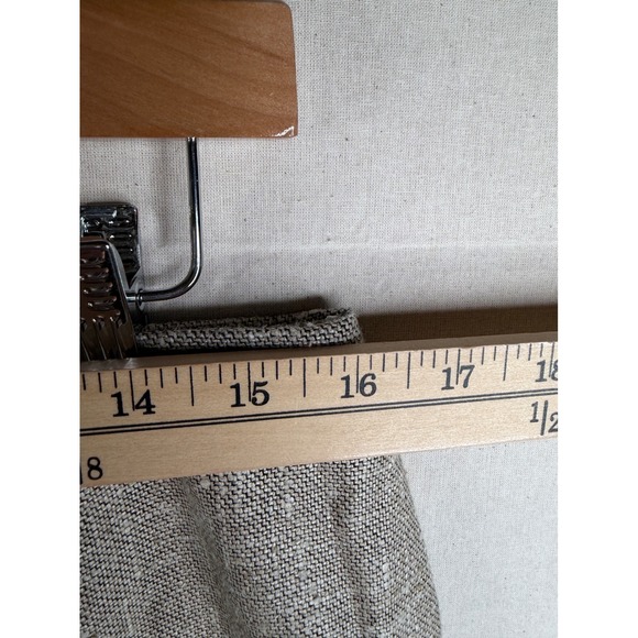 Escada New Wool/Silk Blend Pencil Skirt size 42 Beige - Picture 7 of 8